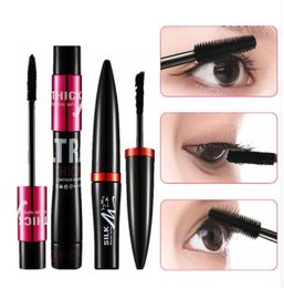 3setslot 4D Silk Fiber Mascara Eyelash Volume Lengthening Black Eye Lashes Extension Makeup Ink Rimel Waterproof Mascara Kit9566029