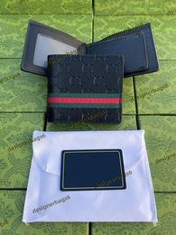 high quality Leather Wallets Fashion Designer Wallets Retro Handbag for Women Men Classic Card Holders Coin Purse Famous Lattice Checker Plaid Flower multicolor