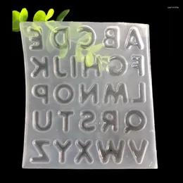 Baking Moulds Mirror Crystal Glue DIY Mould Personalised Capital Letter Silicone Mould Phone Case Cream Accessories 16450