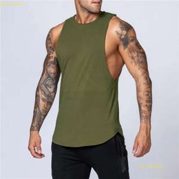 New Design Muscle Fit Plain Blank Sleeveless Workout Sportswear 100% Cotton Tank Top For Men Workout Gym Mens Tank Top Vest Muscle Sleeveless Sportswear 900