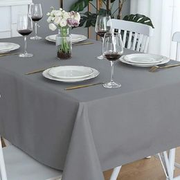 Table Cloth 2024 Foreign Trade Solid Color Waterproof Nordic