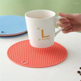 Table Mats Dining Heat Insulation Pat Household Silicone Placemat High Temperature Heat-resistant Meal Pad Bowl Cup