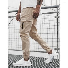 Men's Pants 2024 Overalls Cargo Men Casual Multi-Pocket Military Tactical Pant Cotton Running Long Trousers Male Outdoor Trouser