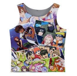 3D Tank Top My Hero Academia Vests Harajuku Sleeveless 3d T shirt Printing Singlet Vest Men Women Summer Tops Vests Streetwears Bo4621237