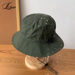 Berets Fisherman Hat Women Men Foldable Waterproof Summer Sun Anti-UV Protection Camping Hiking Mountaineering Caps Outdoor