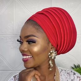 Ethnic Clothing African Women's Turban Cap Lady Wrap Head Hat Nigeria Wedding Gele Party Headpiece Female Autogele Headtie