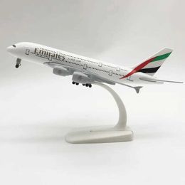 Aircraft Modle 20CM 1 400 Airbus alloy aircraft model UAE Airbus A380 resin aircraft model gift to friends S24520