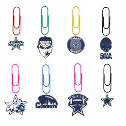 Christmas Decorations Baseball Blue Label Cartoon Paper Clips Book Markers For Office Bk Nurse Gift Funny Teacher Sile Bookmarks Dispe Otfke