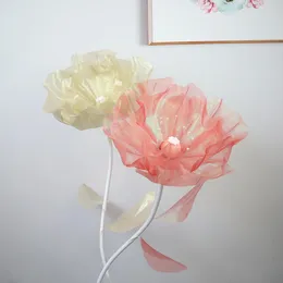 Decorative Flowers Simulated Fantasy Silk Screen Flower El Home Wedding Guide Arrangement DIY Background Decoration