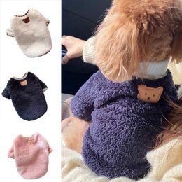 Dog Apparel Clothes Pet Autumn And Winter Warm For Small Dogs Puppy Kitten Cat Clothing Jacket Hoodies Chihuahua Plush Costume