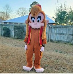 2024 Monkey Mascot Costume Party Cartoon Outfits Fursuit Character Birthday Halloween Furry Suit Dress Up