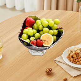 Plates Fruit Serving Bowl Potpourri Ceramic Pedestal For Living Room Kitchen Counter Table Countertop Office Decoration