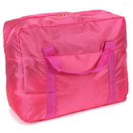 Storage Bags Portable Large Capacity Luggage Packing Tote/Shoulder 2024 Travel Shopping Big Bag Folding Clothes Pouch Organizer