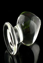 Dia55mm transparent glass anal balls anus plugs dilator big butt plug g spot stimulator buttplug sex toys products T2009154736650