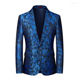 Men's Suits Fashion Colourful Suit Personalised Stage Performance Banquet Business Casual Small