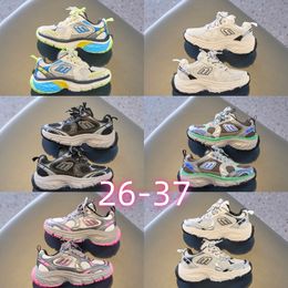 High Quality KD Designer Casual Shoes Boys Girls Outdoor Flat Sneakers Children's Black White Pink Grey Sports Shoe Kid's Trainers Sneaker Size 26-37