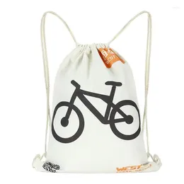 Outdoor Bags Draw String Back Bag Portable Drawstring Design Lightweight Backpack 8L High Capacity Multifunctional Gym For Swiming