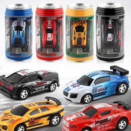 Diecast Model Cars 6 Colors Remote Control MINI RC Car Battery Operated Racing Car Light Micro Racing Car Toy For Children Y240520EFPG