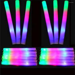 Party Decoration Wedding Led Glow Sticks Supplies Lamp Light Foam Colorful Flash