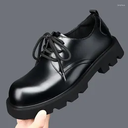 Casual Shoes Summer Men Oxford Genuine Leather Male Comfortable Formal Loafer Business Office Dress