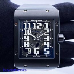 Highend RM Wrist Watch Rm016 Extra Flat Rm016 Al Ti Titanium Mens Watch Box Papers