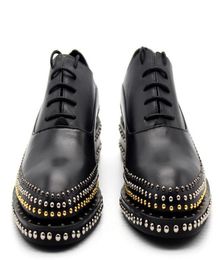 Top Quality Handmade Rivets Brogue Shoes Wedding Dress Oxfords Cow Genuine leather Men Oxfords Formal Business Shoes Plus Size 384103397