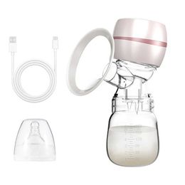 Breastpumps Electric breast pump with LED screen milk puller for breast feeding low noise containing 180ml of bisphenol A free milk bottle WX