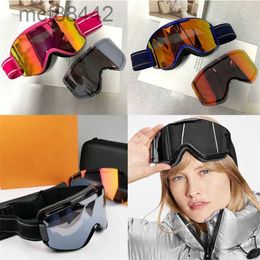 Snowfall Ski Mask Shield Sunglasses Snow Sports for Men Womens Adjustable Luxury Hot Large Eyewear Glasses with Magnetic Fashion Cool