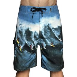 Summer Men's Surfing Printed Sports Casual Loose Quick Drying Beach Pants Big Shorts for Men M520 32