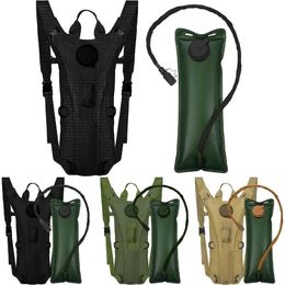 Tactical Hydration Backpack Outdoor Men Waterproof Nylon Pack Water Bag with 3L Bladder for Hiking Cycling Climbing Hunting 240520