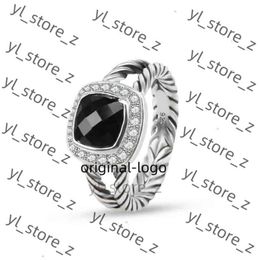 Fashion DY Men Ring David Yurma Rings For Men Women Designer Jewellery Sier Vintage X Shaped Dy Rings Mens Jewellery 7248