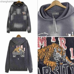 Fashion Amirirs outwear designer brand logo women men hoodies Autumn and winter old jackets with tiger print hoodies new loose letter mens and womens top hoodies