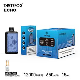 Tastefog Echo 12000 Puffs Disposable Vape Wholesale Electronic Cigarette with Digital Screen