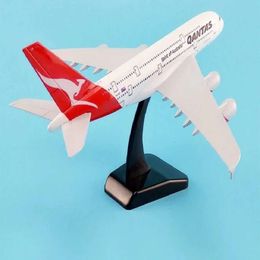 20cm Aircraft Airbus A380 Qantas Airways Alloy Plane Model Toys Children Kids Gift for Collection