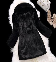 Luxury Big Genuine Fullfbit Fur Coat con collare di pelliccia di volpe naturale intera personalizzare overcoat taglie forti SR100 LJ26116925
