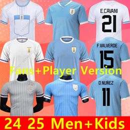 22 23 24 25 Uruguay Soccer Jersey 22/2023/2024/2025 L.SUAREZ E.CAVANI N.DE LA CRUZ national team Shirt G.DE ARRASCAETA F.VALVERDE R.ARAUJO R.BENTANCUR Football Uniform