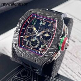 Richamills Watch Milles Watches Rm6501 Carbon Fibre Ntpt Mens Fashion Leisure Sports Machinery Set