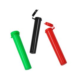 smoke shop Plastic Doob Tube Stash Jar 95mm Herb Container Storage Case Cigarette Rolling Paper Joint Tube Pill Box Pre Roll Packagin