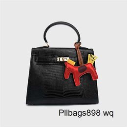 Platinum Lizard Leather Handbag 7A Kliys Get the textureNew genuine leather lizard pattern handbag layer cowhide one shoulder cross