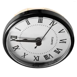 Clocks Accessories Quartz Clock Small Insert Head Inlaid DIY Digital Round Vintage Plug-in Roman Number Retro