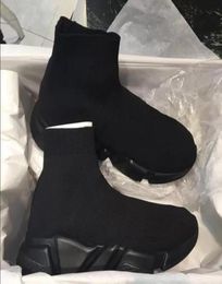 2022 Top Quality Speed Trainer Socks shoes for men women Triple black white red Casual shoes Fashion Designer Sneakers ankle boot3665390