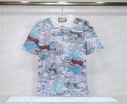 Tiger Pattern Mens Womens Polos T Shirts Tops Short Sleeve Design Pullover Women Polo Shirt Fashion Summer Man Sweatshirts8282594