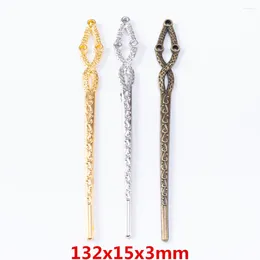 Charms Vintage 2 Pcs Hairpin Fashion Pendant Zinc Alloy Fit Bracelet Necklace DIY Jewellery Findings 6963