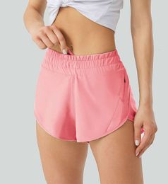 Lu lemen Shorts High Rise Breathable Yoga Swift Fabric Lined Short 2.5 In Quick Dry Running8eg