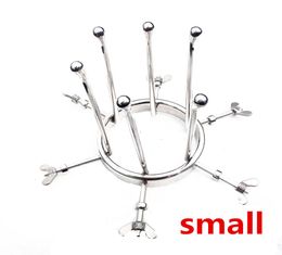 Stainless Steel Anal Speculum Vaginal Endoscope Anus Dilator Expansion Tool BDSM Extreme Torture Kinky Play For Senior Player4780515