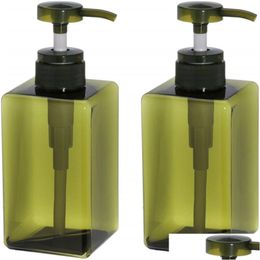 Packing Bottles Wholesale 450Ml 15Oz Refillable Empty Plastic Soap Dispenser Pump Bottle For Cosmetic Shampoos Bath Shower Toiletries Dh0Mw