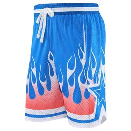 Men Women Basketball Shorts Jacket Loose American Ball Pants Quick Drying Mesh Sports Five-point Pants Summer Sportswea 240508