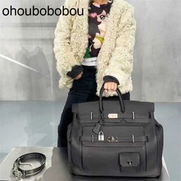 Handmade Handbag Bags Top 50 Totes Designer 50cm New Litchi Pattern Extra Large Bag Unisex Trip Luggage Bag Large Capacity Handheld Bag Tide Cy