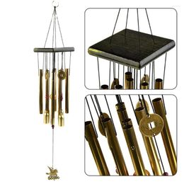 Decorative Figurines 12 Tubes Wind Chimes Metal Large Hanging Bells For Yard/courtyard/balcony Outdoor/indoor Garden Home Decoration