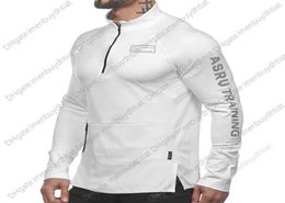 Sports Fitness Brand Men039s Hoodie Spring Autumn Printed Pullover with Long5097082